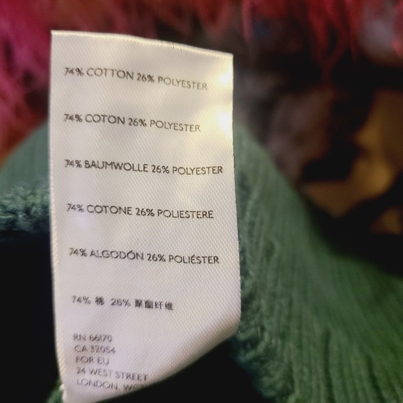 Free People FP Beach Rib Knit Trez Set Mock Neck Sweater Pull-on Shorts Green S - Picture 8 of 14